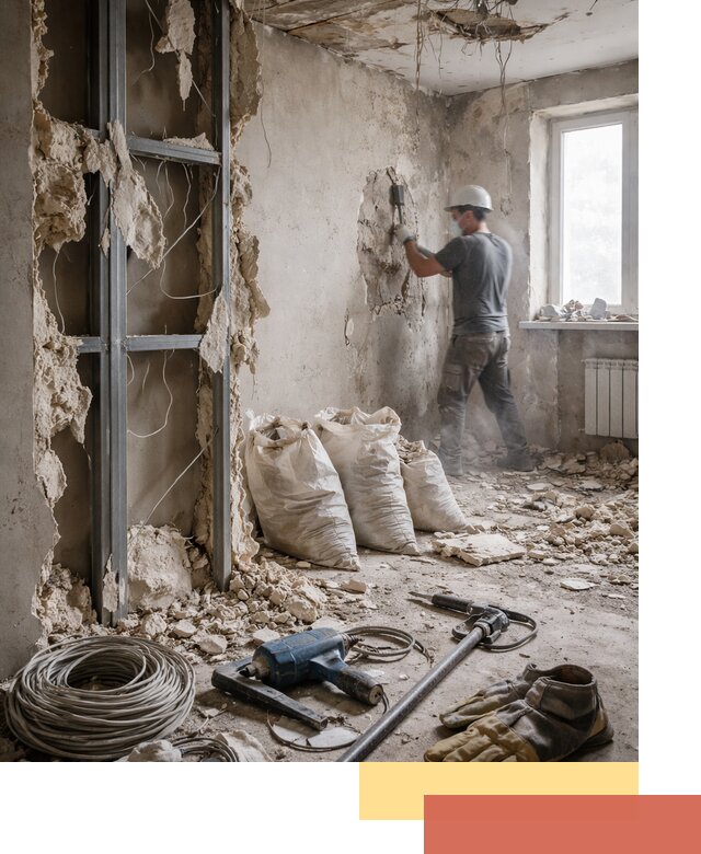 Профессиональный демонтаж зданий и конструкций в Добрянке