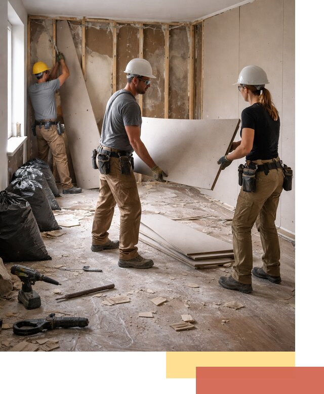 Демонтаж стеновых панелей в Добрянке быстро и аккуратно