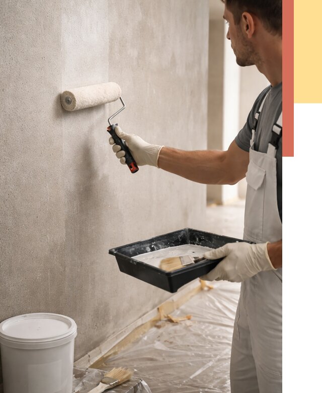 Грунтовка стен в Добрянке от 2222 руб. м2 — быстро, недорого, с материалом | ОТДЕЛОЧНИК-Дбр