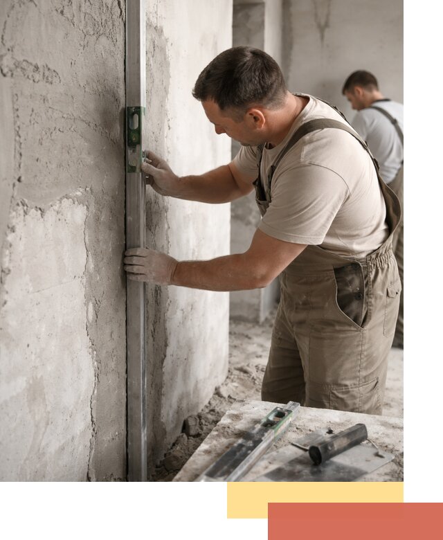 Установка штукатурных маяков в Добрянке с гарантией качества