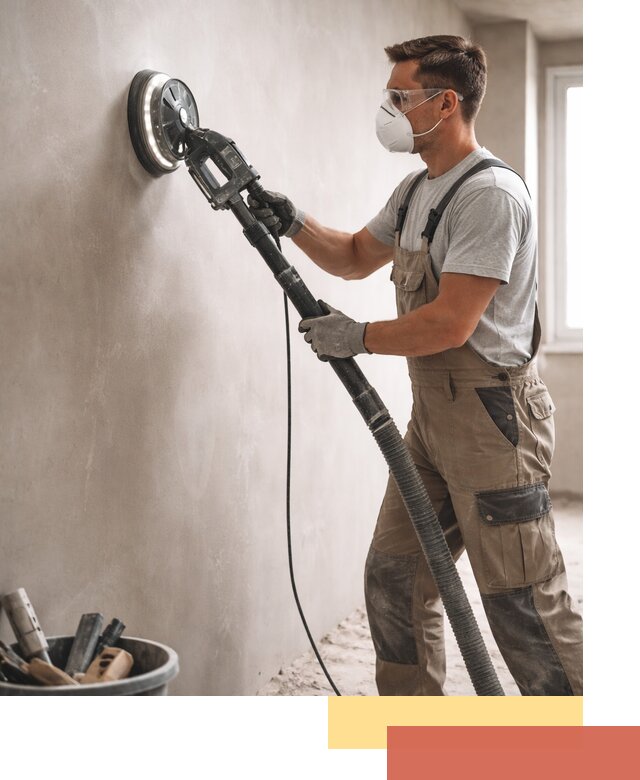 Профессиональная шлифовка стен в Добрянке быстро и качественно