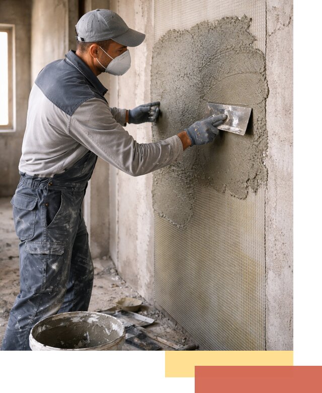 Штукатурка стен по сетке в Добрянке под ключ качественно и быстро