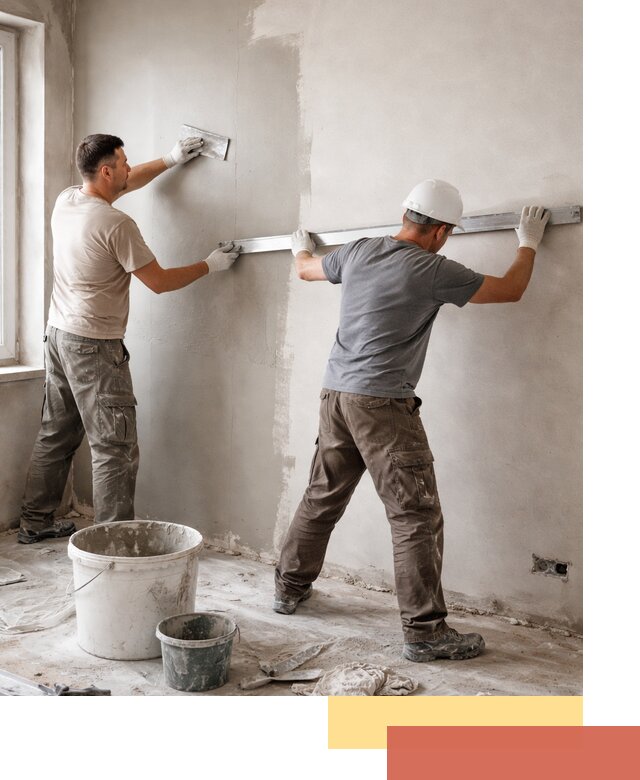 Штукатурка стен под покраску в Добрянке качественно и быстро