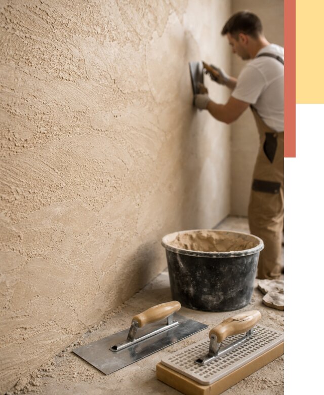 Декоративная штукатурка травертин в Добрянке от 1818 руб/м2 — качественно и недорого | ОТДЕЛОЧНИК-Дбр