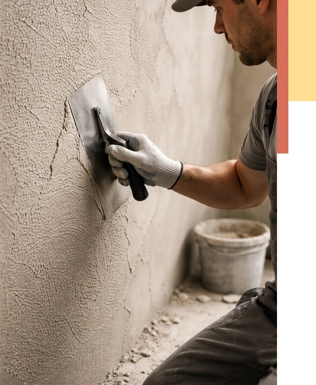 Структурная штукатурка стен в Добрянке от 4546 руб. под ключ | ОТДЕЛОЧНИК-Дбр