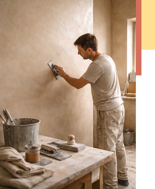 Марокканская штукатурка таделакт в Добрянке под ключ от 4243 руб. | ОТДЕЛОЧНИК-Дбр