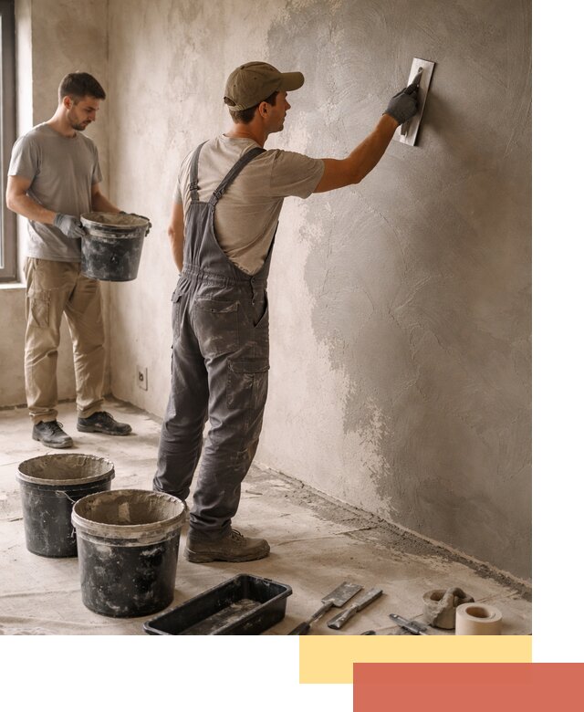 Нанесение микроцемента на стены в Добрянке качественно и быстро