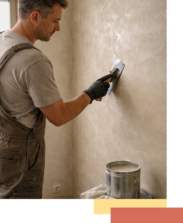 Нанесение воска на штукатурку в Добрянке для защиты и блеска