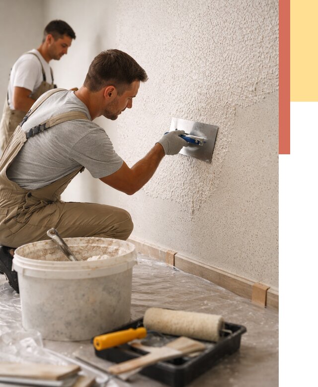 Нанесение жидких обоев в Добрянке от 7577 руб./м2 — быстро и недорого | ОТДЕЛОЧНИК-Дбр