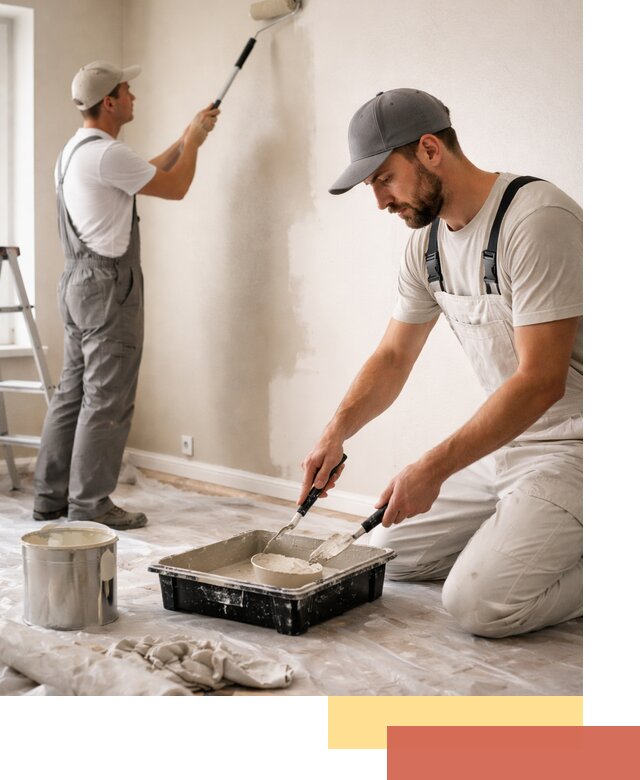 Покраска стен в квартире в Добрянке — профессионально и аккуратно