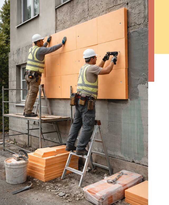 Утепление стен пеноплексом в Добрянке от 1869 руб./м2 — быстро и недорого | ОТДЕЛОЧНИК-Дбр