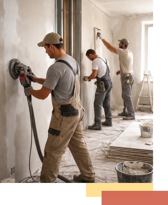 Профессиональная отделка стен в Добрянке качественно и в срок