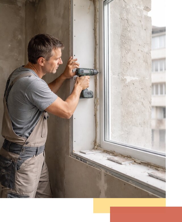 Монтаж гипсокартонных откосов в Добрянке под ключ