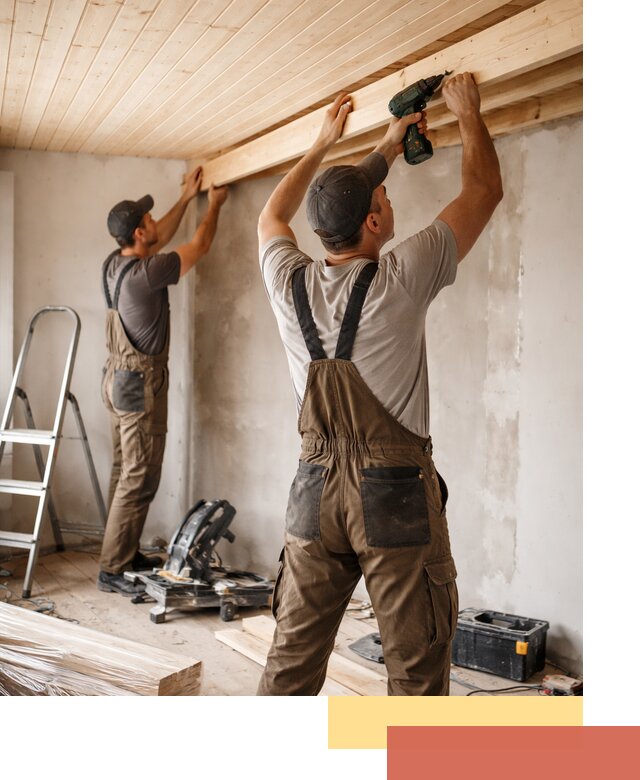 Монтаж потолка из вагонки в Добрянке профессионально и аккуратно