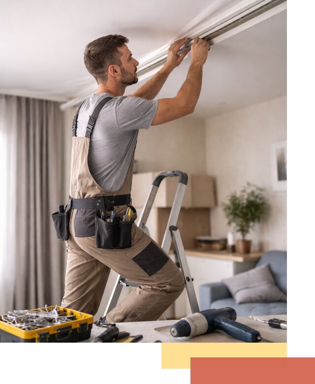 Ремонт натяжных потолков в Добрянке — качественно и оперативно