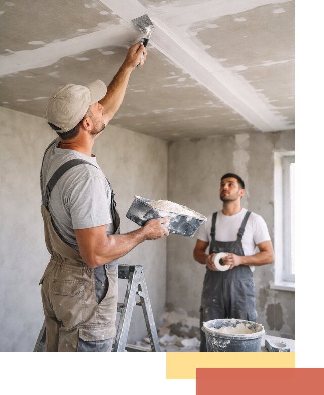 Обработка швов потолка ГКЛ в Добрянке: качественная заделка и шпатлевка