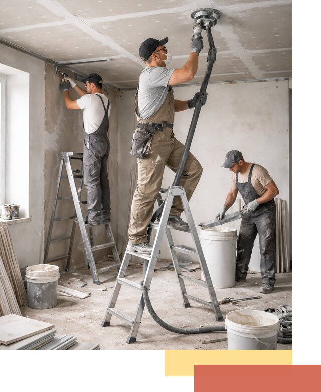 Ремонт потолка из гипсокартона в Добрянке: быстрый и качественный монтаж