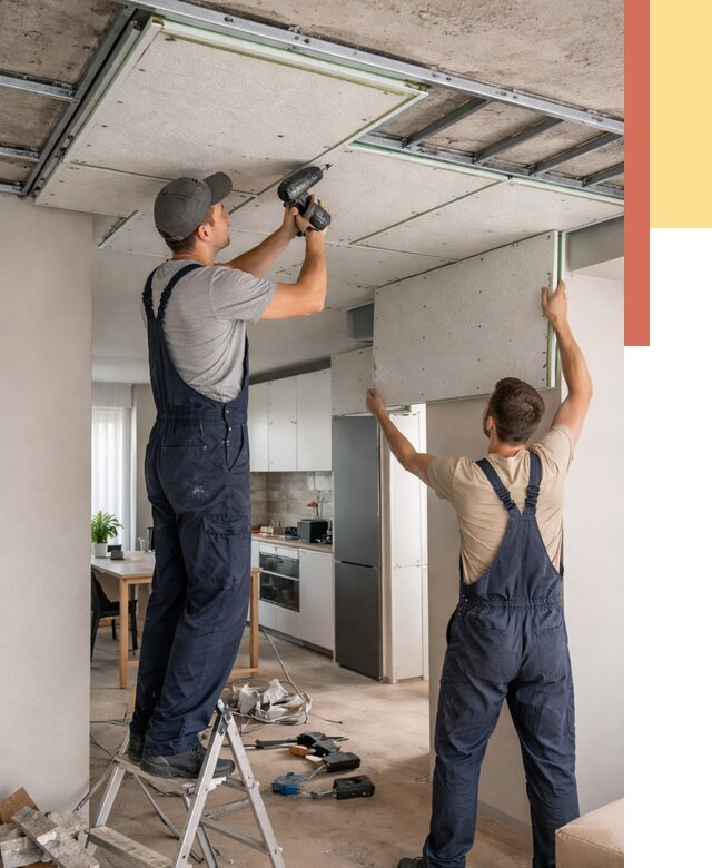 Шумоизоляция потолка панелями зипс в Добрянке от 1869 руб. под ключ | ОТДЕЛОЧНИК-Дбр